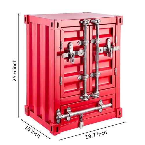 Container Storage Side Table