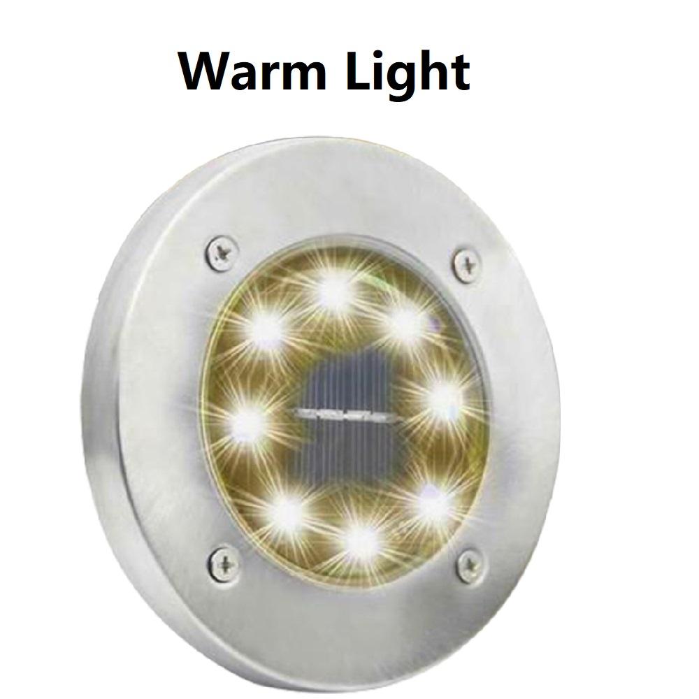 4/8 LEDs Solar Powered Buried Light
