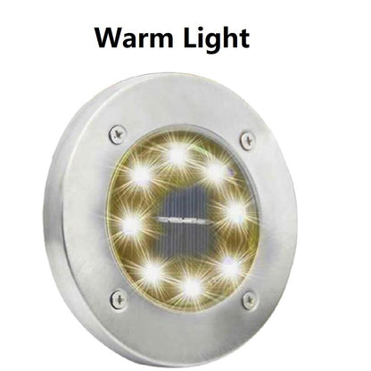 4/8 LEDs Solar Powered Buried Light