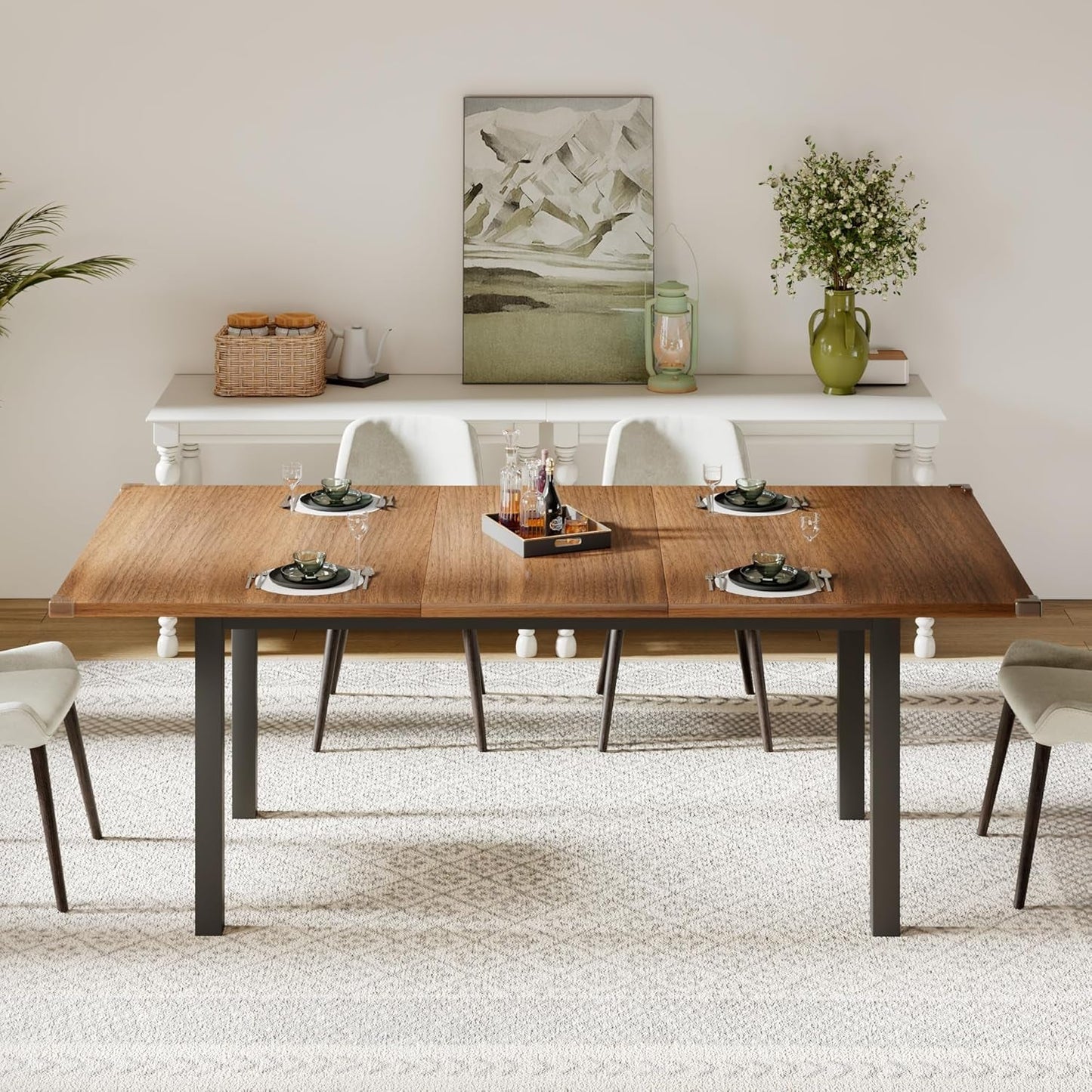 Modern Extendable Dining Table
