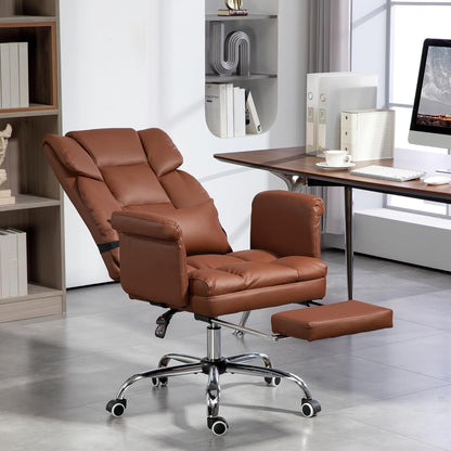 Footrest and Lumbar Support Executive Chair