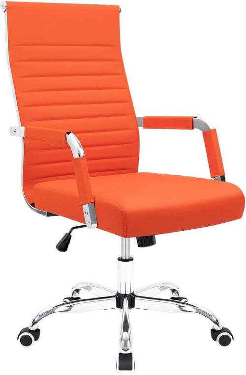Mid-Back Leather Executive Chair