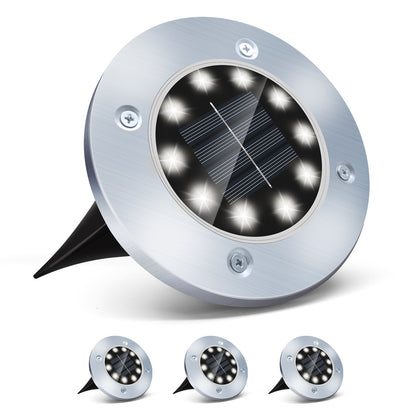 4/8 LEDs Solar Powered Buried Light