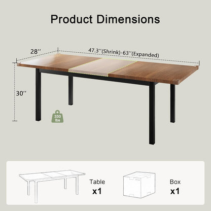 Modern Extendable Dining Table