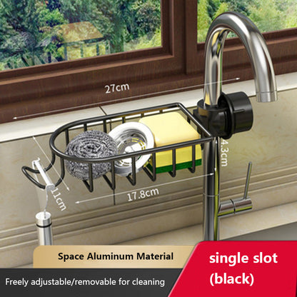 Kitchen Storage Faucet Rack Drain Basket