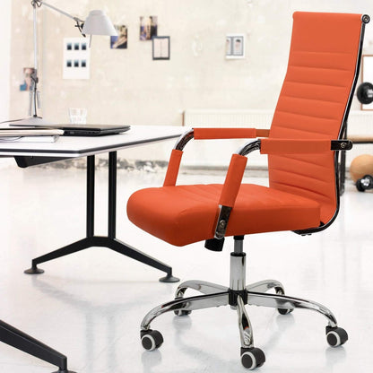 Mid-Back Leather Executive Chair