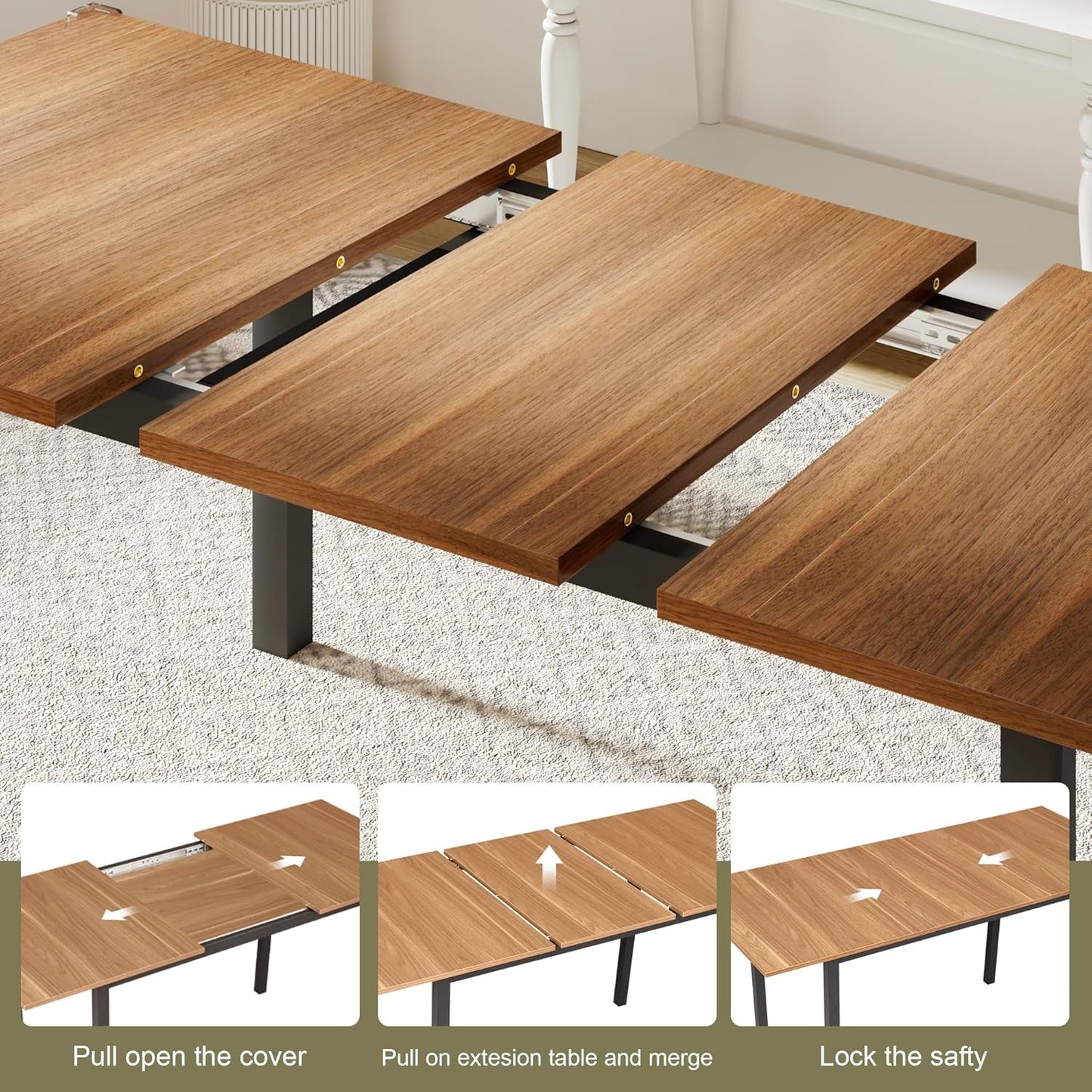 Modern Extendable Dining Table