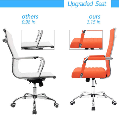 Mid-Back Leather Executive Chair