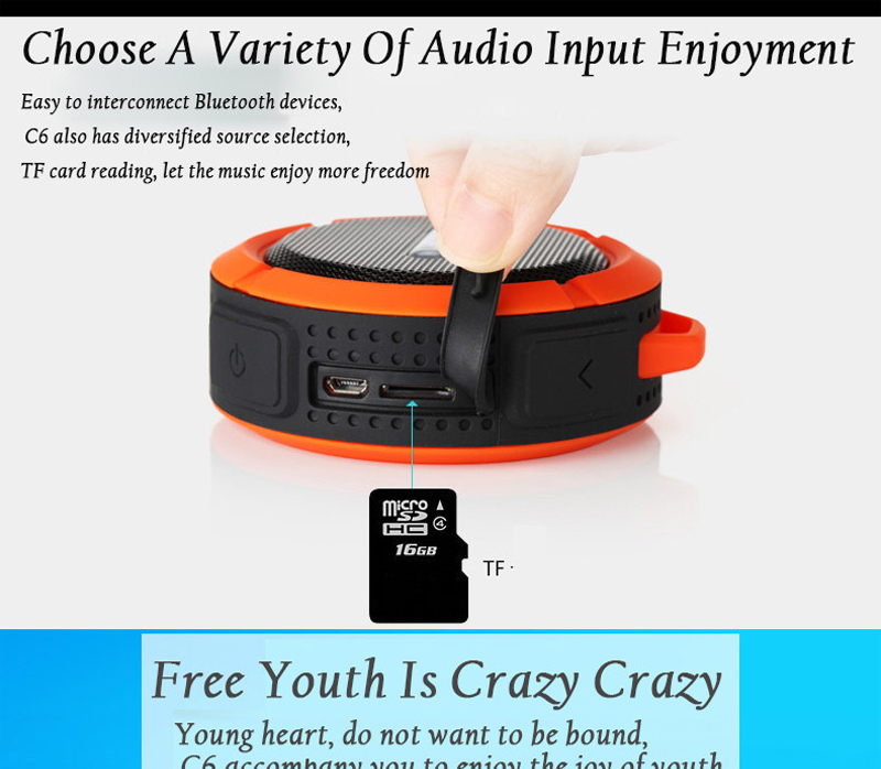Mini Portable Waterproof Bluetooth Speaker