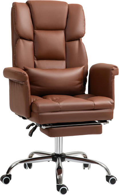 Footrest and Lumbar Support Executive Chair