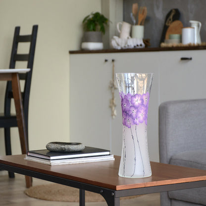 Handpainted Glass Vase